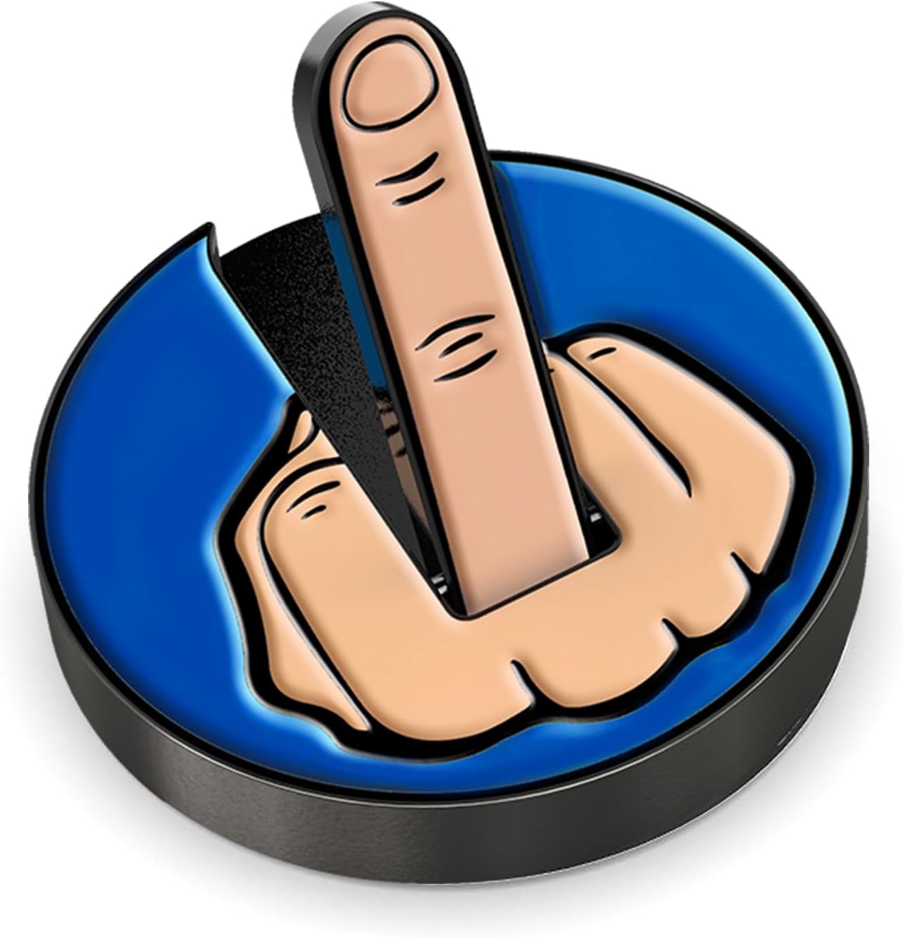 Ultimate Middle Finger Golf Ball Marker | Magnetic Hat Clip | Alignment Ball Mark | Funny Golf Accessory Cap Premium Gift for Golf Enthusiasts
