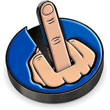 Ultimate Middle Finger Golf Ball Marker | Magnetic Hat Clip | Alignment Ball Mark | Funny Golf Accessory Cap Premium Gift for Golf Enthusiasts