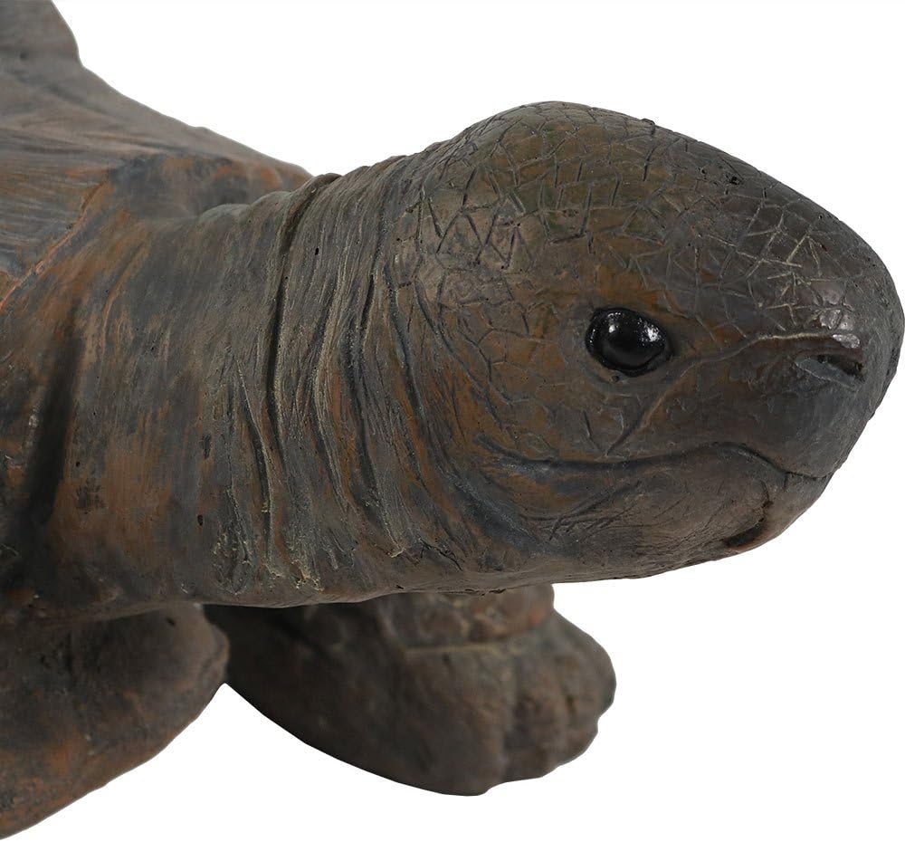 Review Product Sunnydaze Todd The Tortoise Large Garden Statue - 30-Inch Long - Indoor/Outdoor Decoration for Yard, Patio, Pond, or Lawn