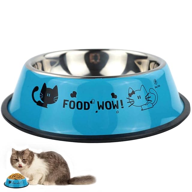 Foto 5 de 8 de Yeeda Cuencos para Acero Inoxidable - Platos Antideslizantes para Gatos
