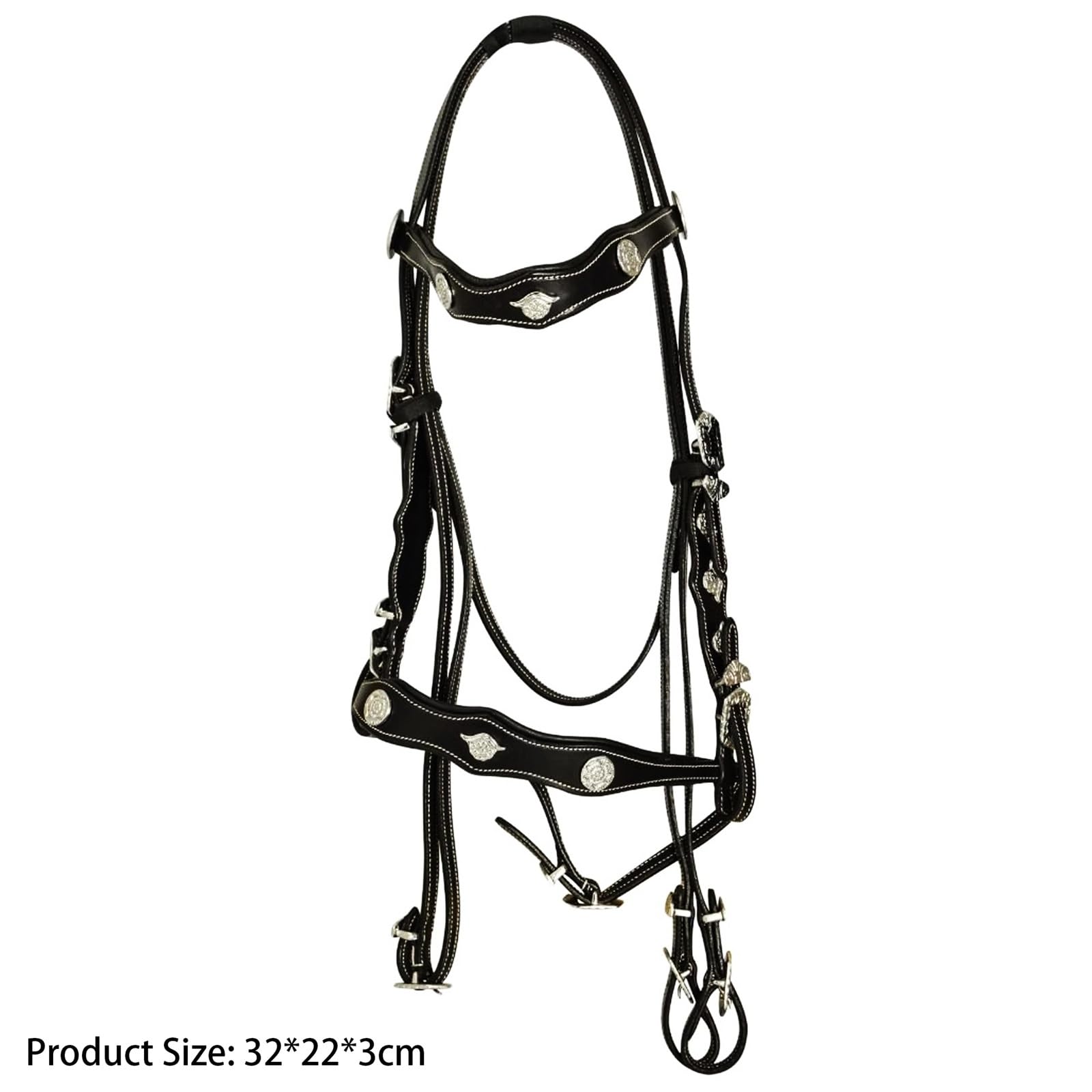 Halfter Für Pferde Pferdeausrüstung Secure Leather Head Equestrian Products Komfortable Traktionsgurt-Sets for Enthusiasten