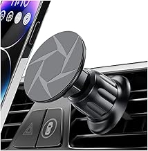 CGEAMDY Car Mobile Phone Holder, Car Phone Holder, Phone Function, Magnetic Car Wires, Phone Holder, 360° Rotating Magnetic Car Phone Holder (Wind and Fire Wheel)