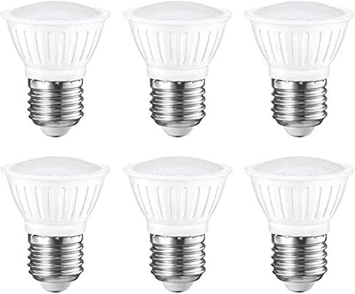 Bombilla LED PAR16 regulable, 7 W  65 W, base media E26 700 lm 3000 K, blanco suave, ángulo de haz de 120, paquete de 6
