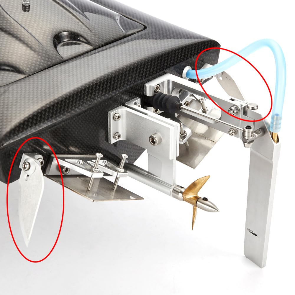 その他 fin Amazon.com: KEEYOODOK 1Pair RC Racing Boat Turn Fins 68