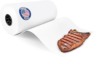 White Butcher Paper Roll 18" x 8640" (720 feet) - USA-Made Natural Food-Grade Paper for Cooking Meat and Fish - Unwaxed Material for Smoker, BBQ & Grilling by IDL Packaging
