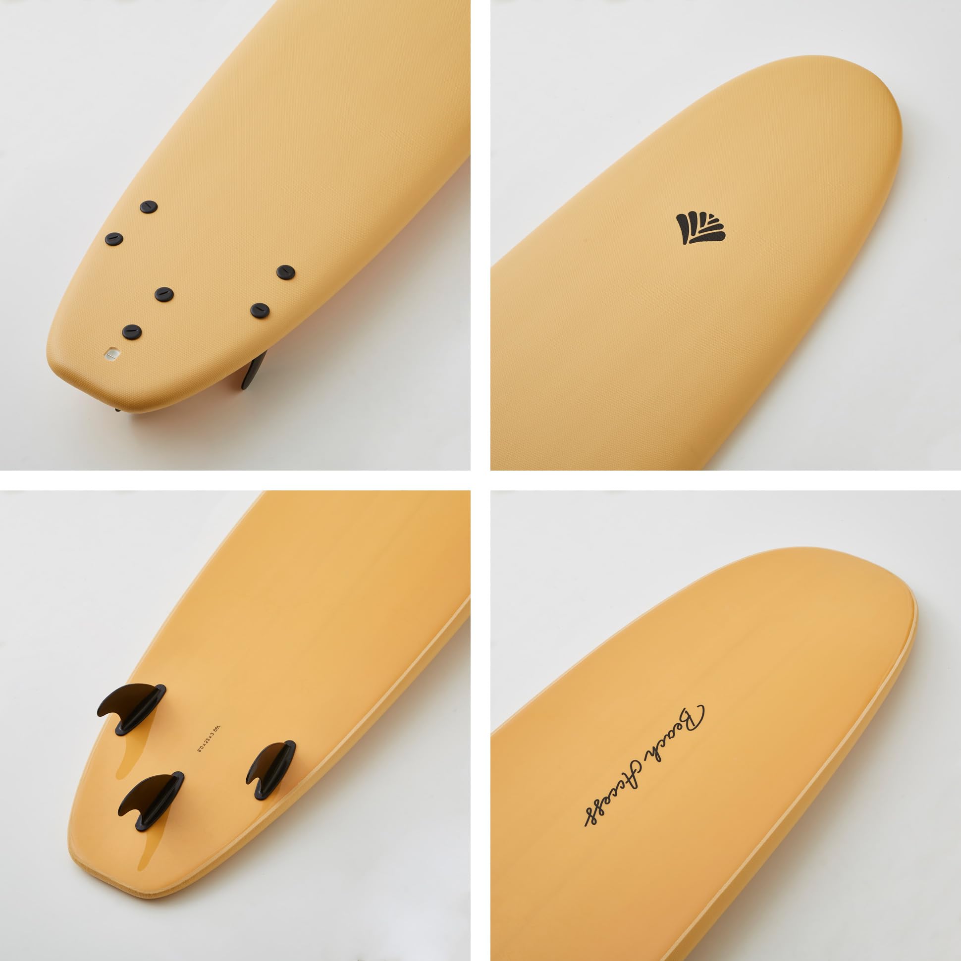 Beach Access サーフボード 8'0\" 公式】Standard ソフトボード 8'0” スカッシュテール ミニロング