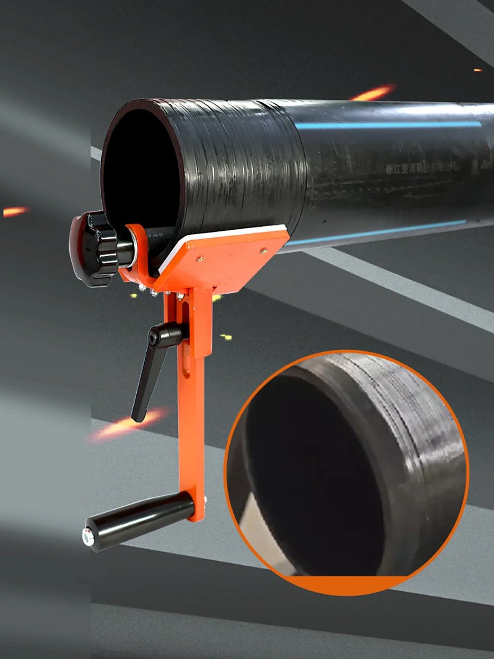 Herramienta de Biselado de Tubos de Plástico, 40-315MM, PPR, PE, PP, PVC, Máquina de Biselado de Rebabas de Cuchilla de Corte de Chaflán Exterior de Tubo Específico