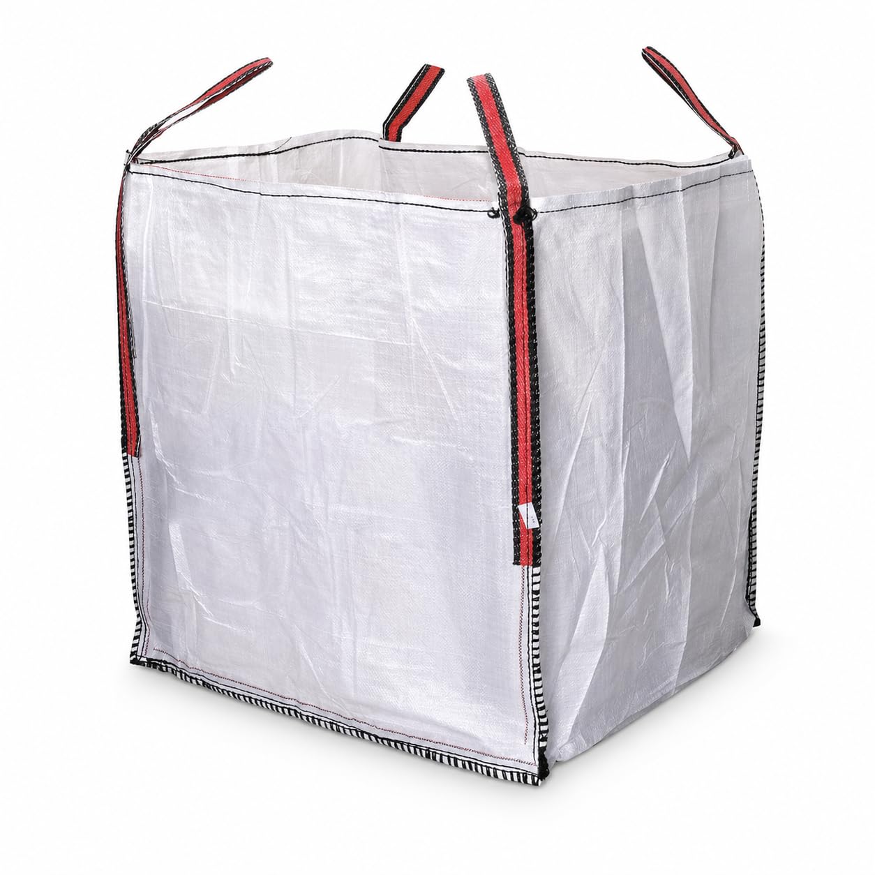 Vegara Stone Saco Big Bag 90x90x90 cm para Escombros y Jardinería, Saca de Polipropileno con Asas, Carga hasta 1000 kg, Bolsa Reutilizable para Obra, Arena, Tierra, Grava, Leña y Residuos, Pack 1 Uds