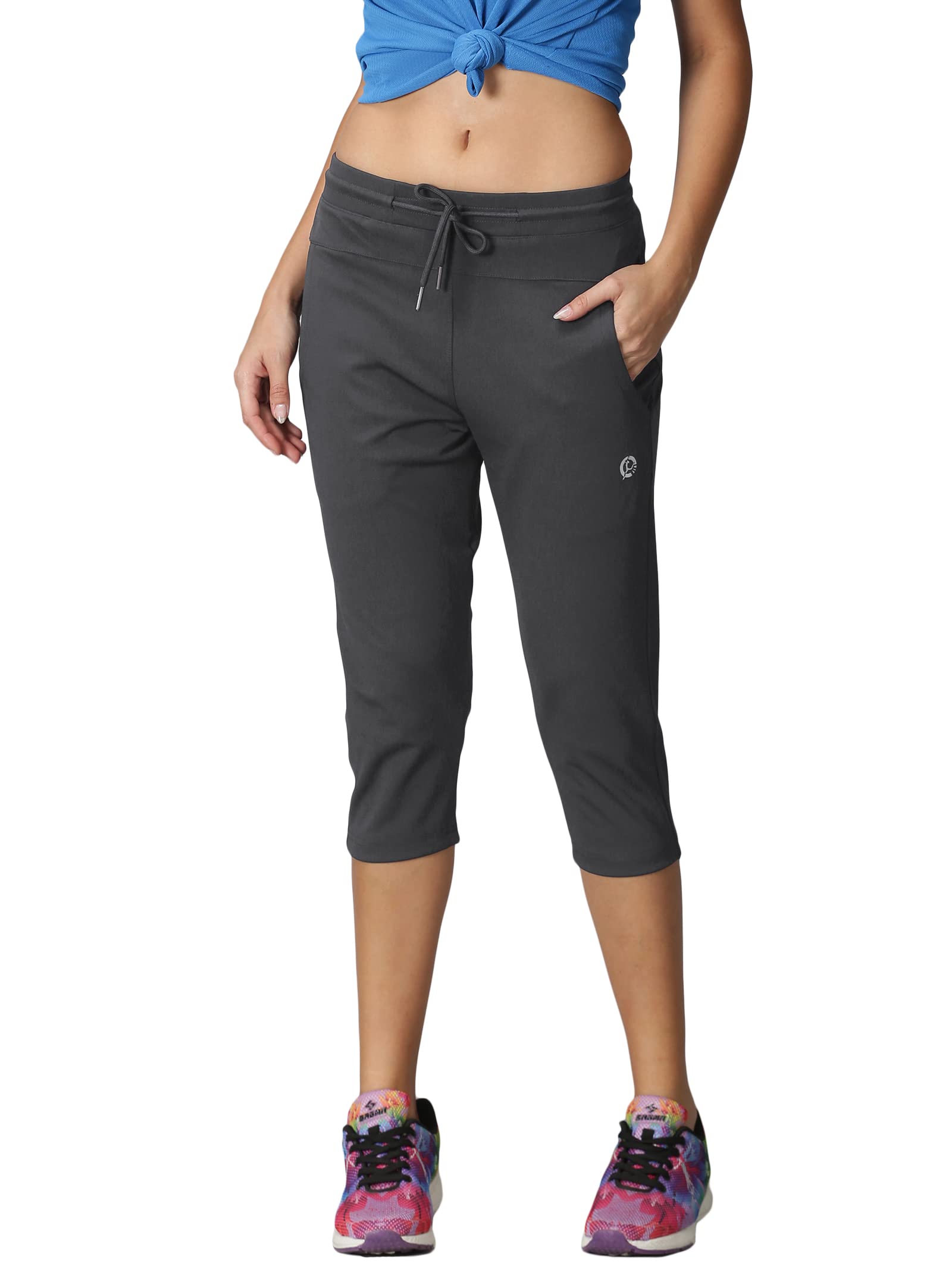 Women's Dry-Fit 3/4th Capri for Daily Workouts with Anti-Microbial Odour Technology/Gym 3/4th Capri Pants for Women Workout/Gym Workout Capris/Sports Fitness Yoga Pants/Workout Training Capri-image-26