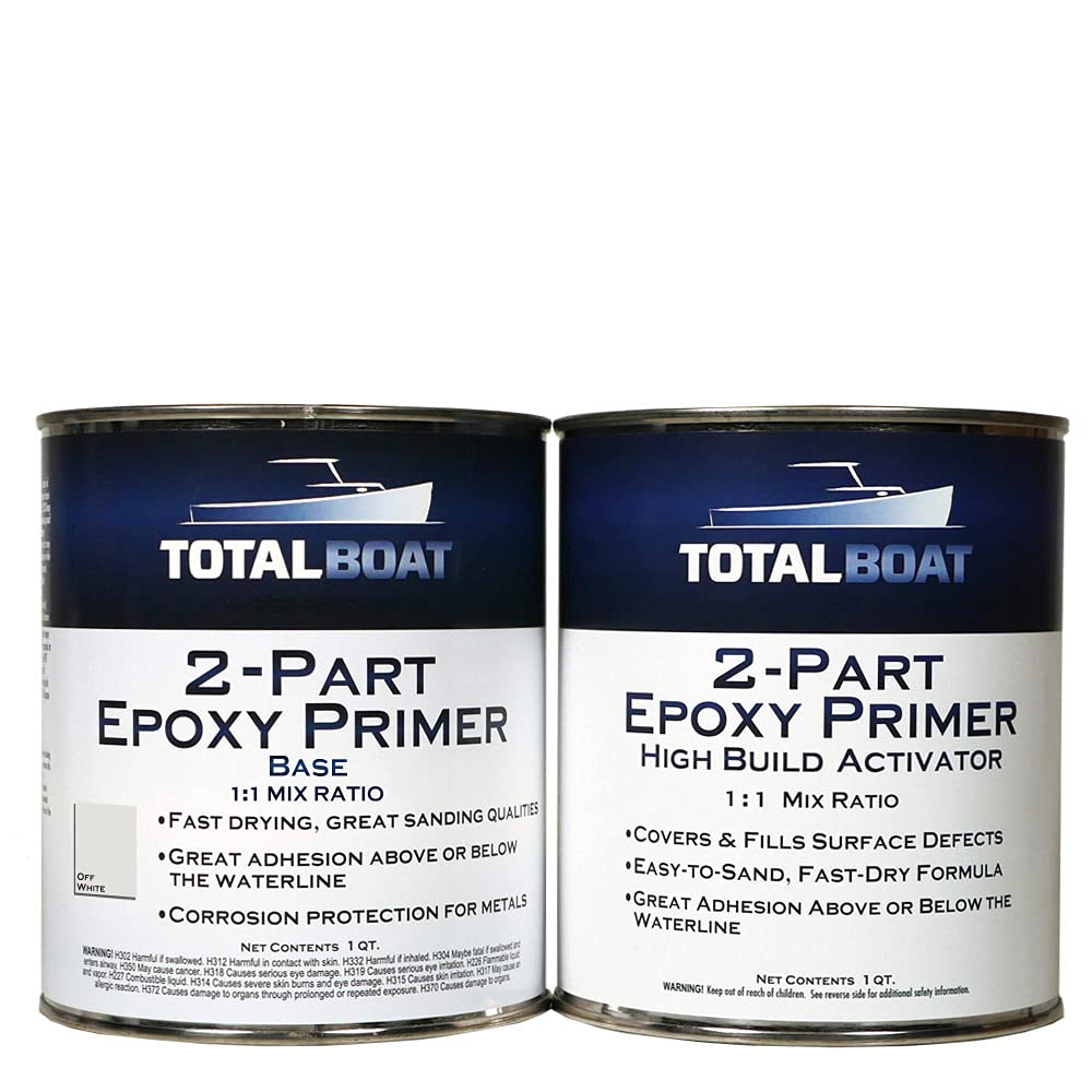 TotalBoat 2Part Marine Epoxy Primer (White High Build Primer Kit