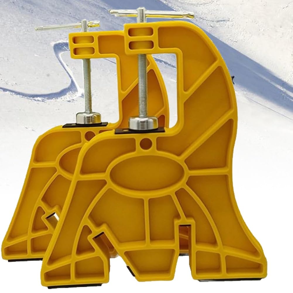 Juego de tornillos de banco de ajuste profesional para esquí y snowboard con ángulo y altura ajustables para encerar y reparar