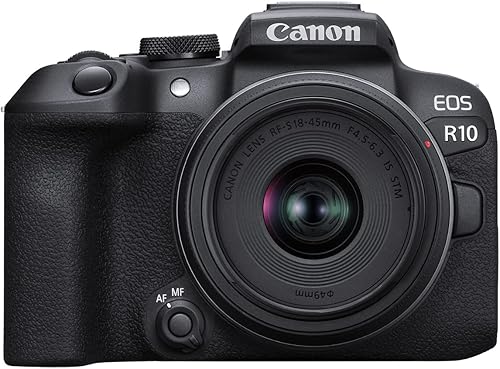 Canon EOS R10 Cámara sin espejo con RF-S18-1772in f45-63 es kit de lente STM renovado