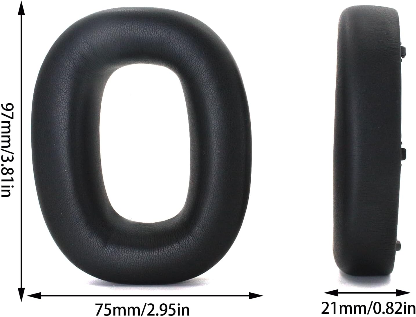Replacement Earpads for Bowers & Wilkins PX8 Over-Ear Headphones - Black image 4