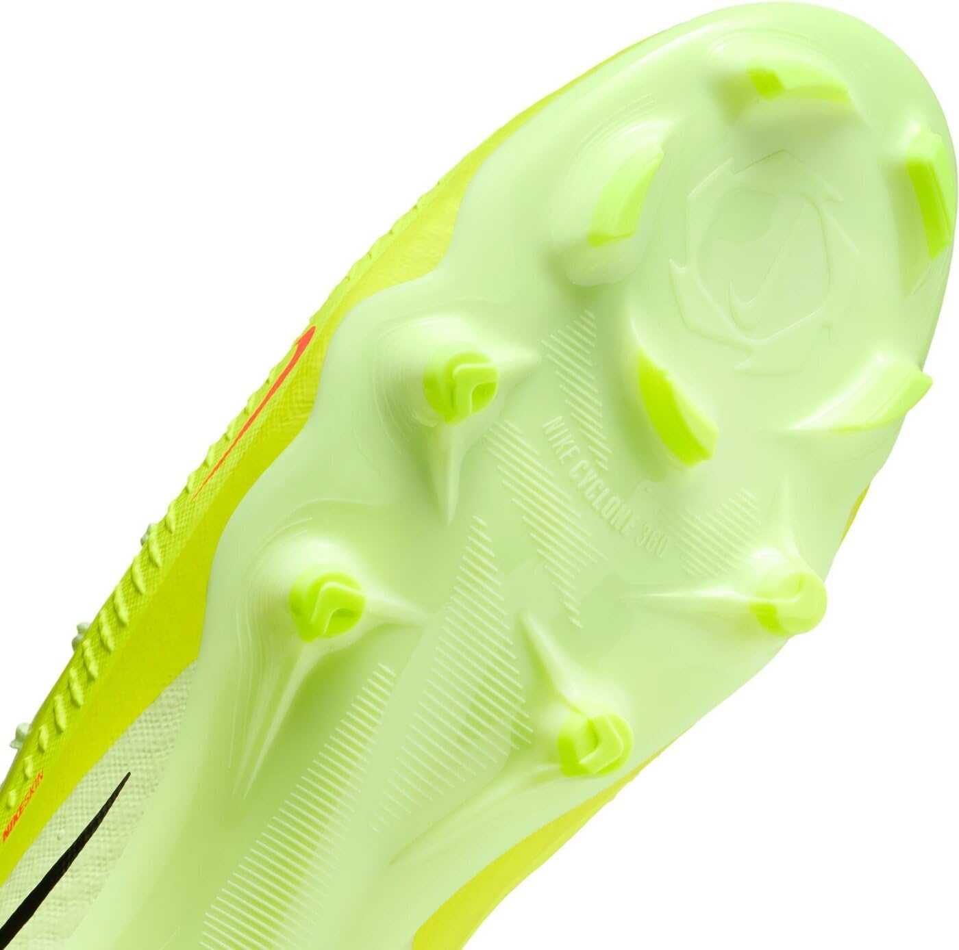Nike Phantom 6 High Academy Multi-Ground Soccer Cleats (Hyper Crimson/Limelight/Black)