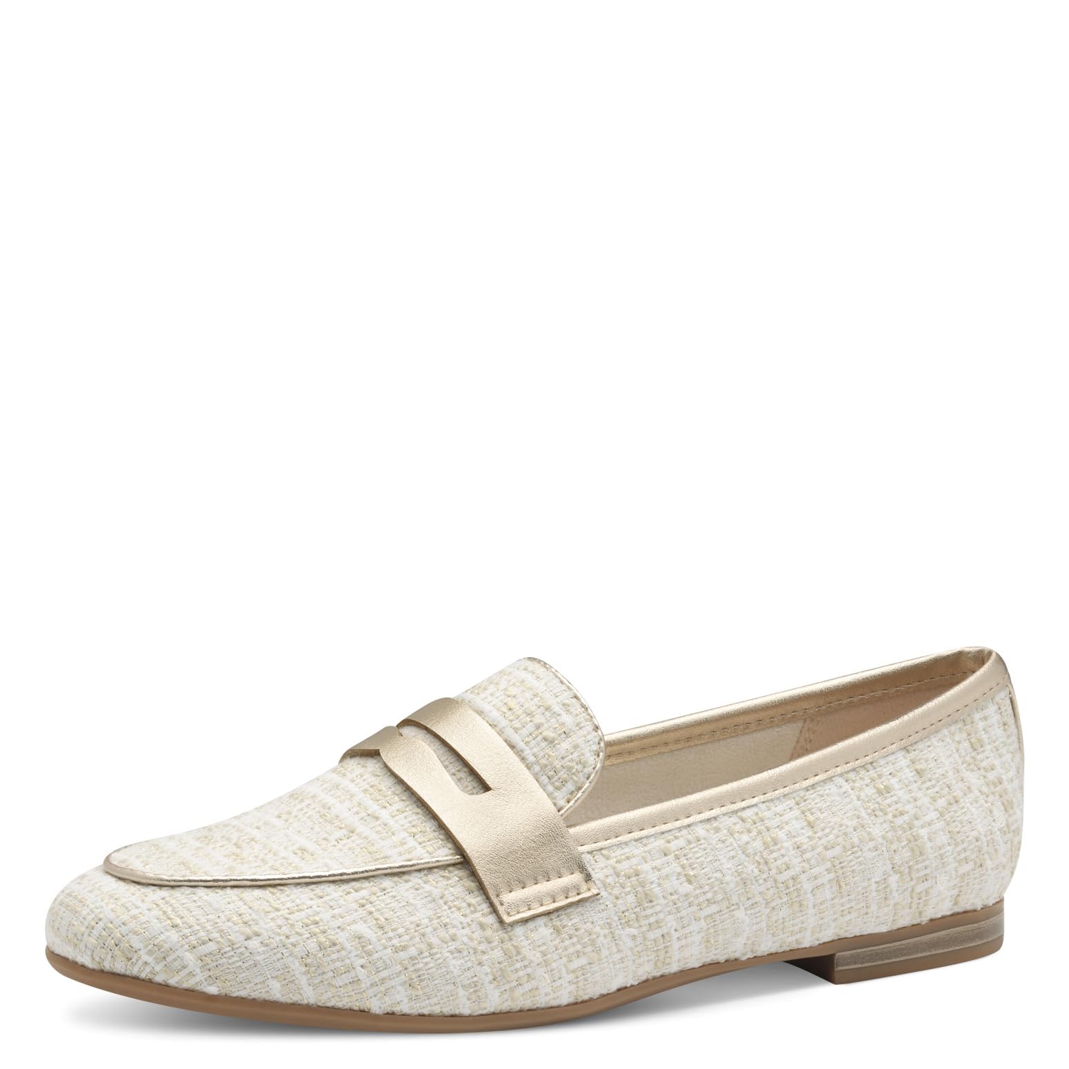 MARCO TOZZI Women's Damen Slipper 2-24238-44 Loafer, Ivory, 7.5 UK