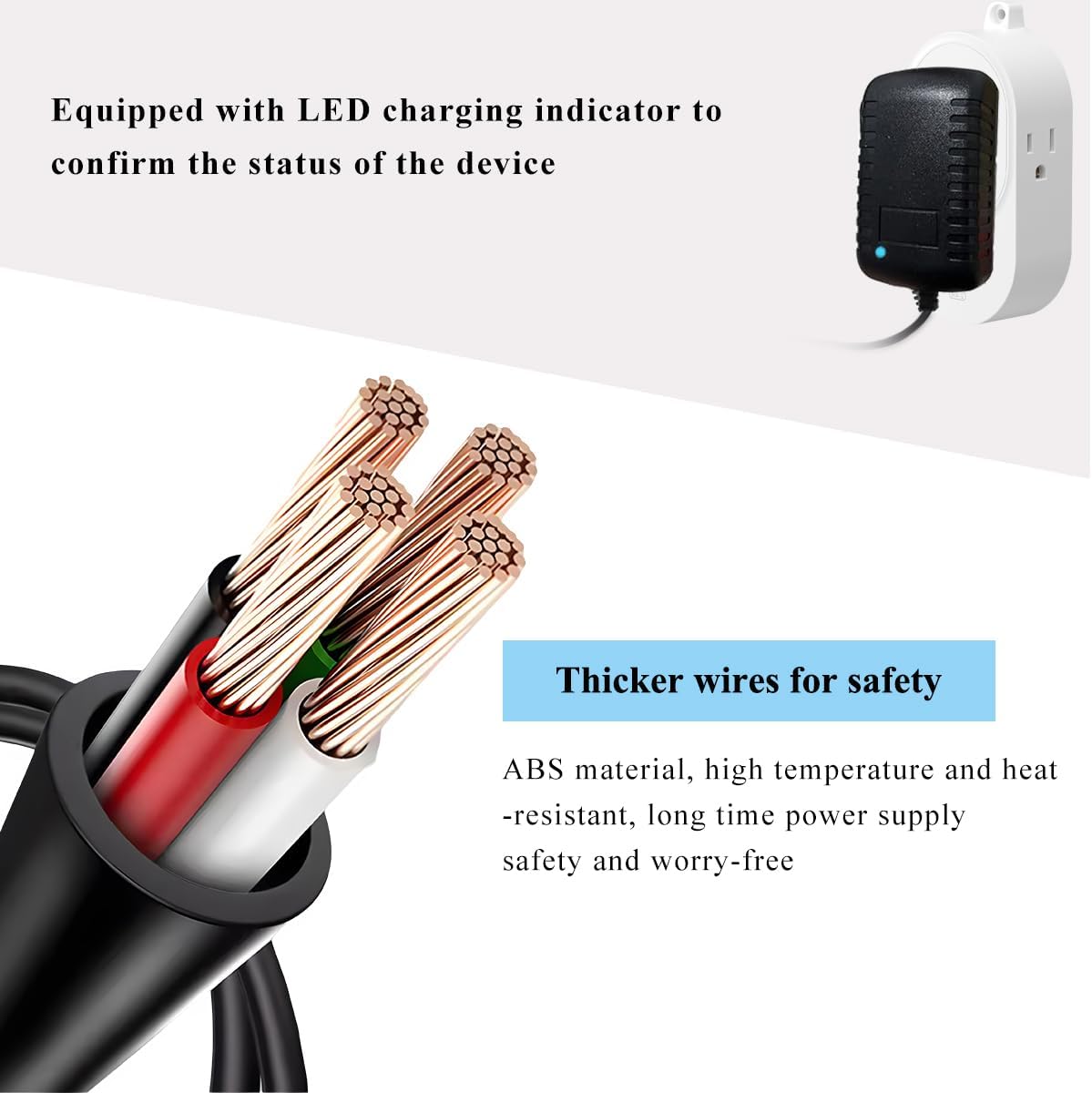 AC to DC Converter, 100-240V to 12V AC/DC Car Cigarette Lighter Socket Power Adapter, 2A 24W Power Supply Transformer for Dash Cam Air Purifier & Other Car Devices
