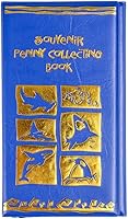 Rhode Island Novelty Aquatic Souvenir Penny Holder Book - Blue Coin Collecting Album for Kids Ages 3+