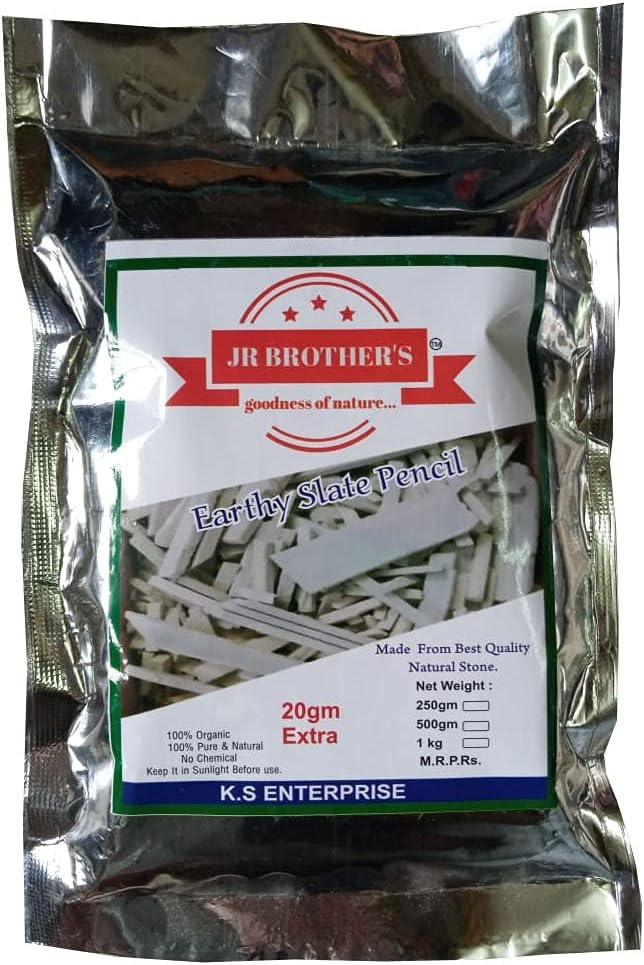 Natural Stone Earthy Slate Pencils (Pack Of 500g) pack