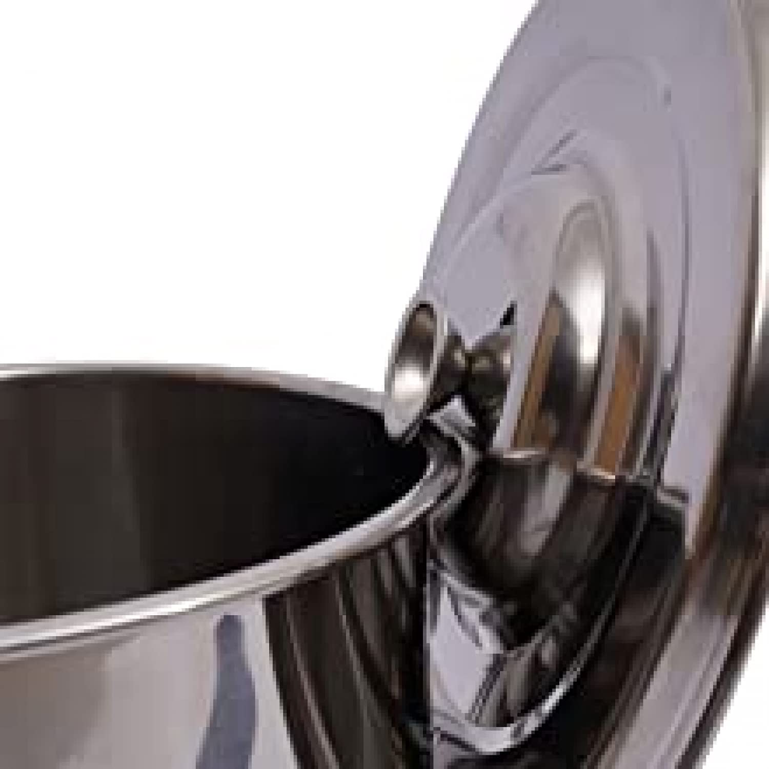 Seau de cuisine en acier inoxydable - Seau à lait - Seau à champagne - Seau à glace avec couvercle en acier inoxydable - 6 L/12 L (12 litres) - 6 L