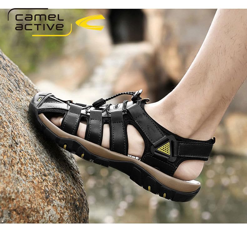 Men's Beach Water Shoes Closed Toe Hiking Fisherman Sport Outdoor Sandals3