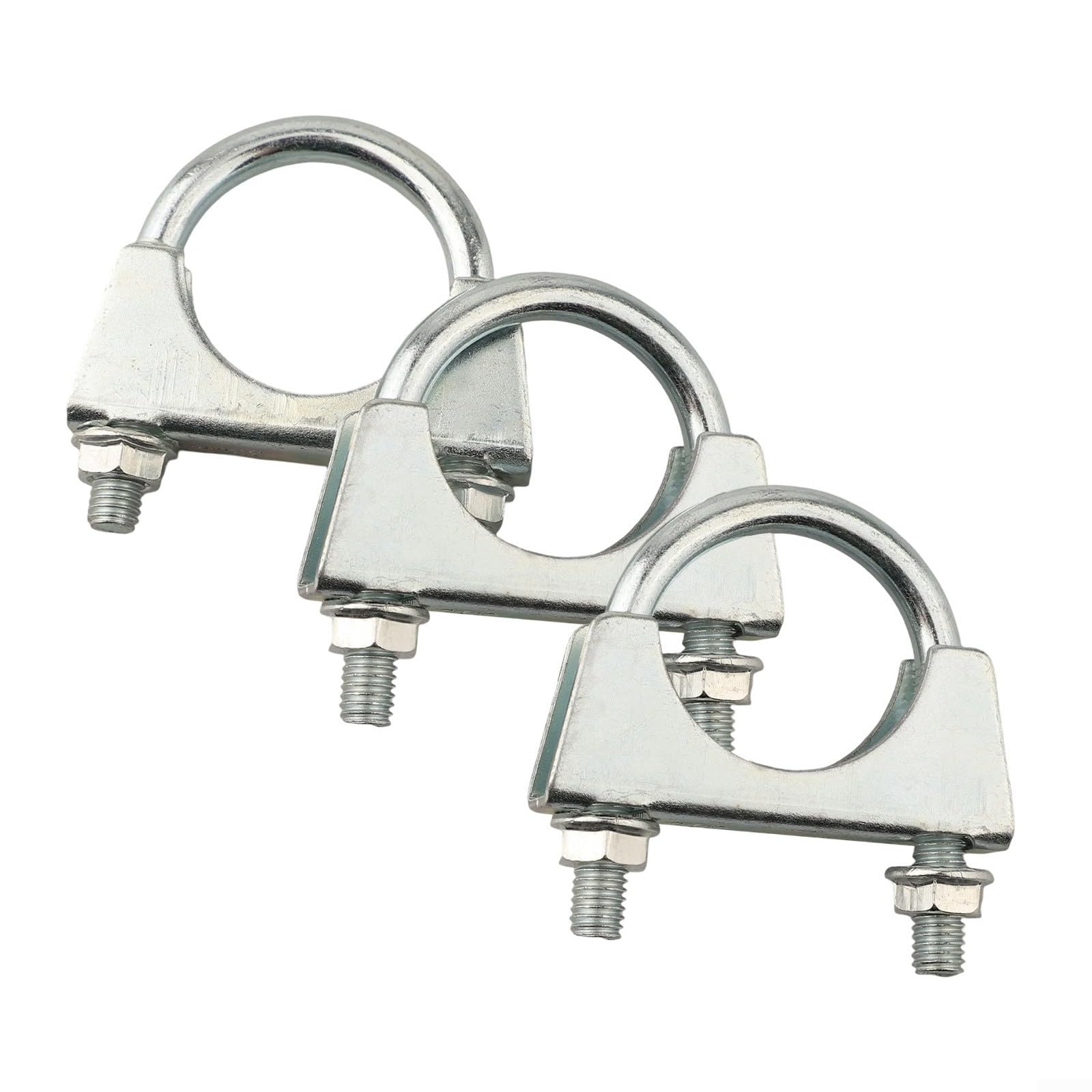 Morsetti A U Per Silenziatore 10,2 Cm - Fissaggio Sicuro Per Scarico Auto