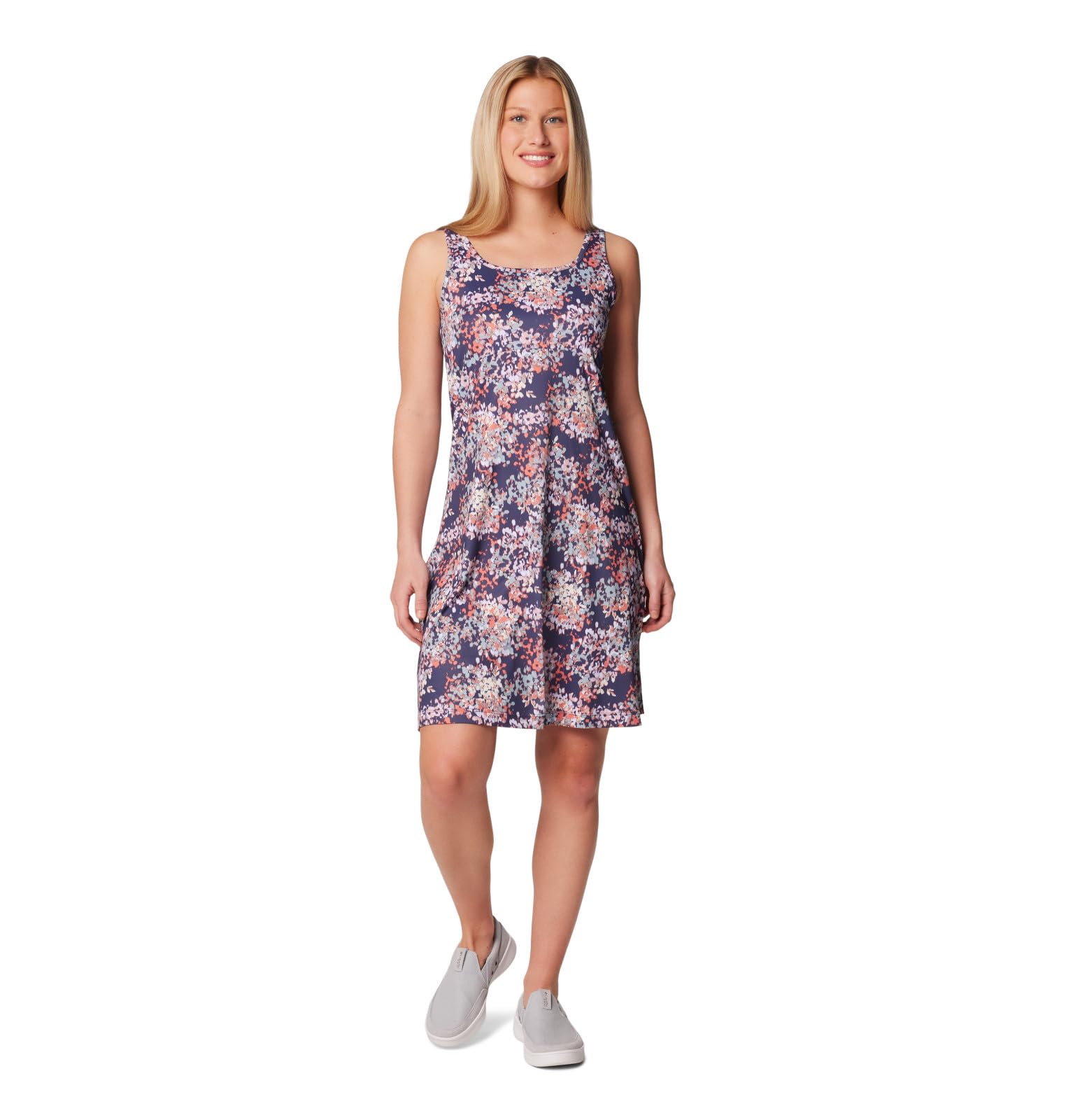 Columbia Women's Freezer III Dress, Nocturnal Reef Bloom, Large