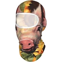 Smiling Balaclava Ski Mask for Men Women Full Face Mask Breathable Head Cover for Outdoor