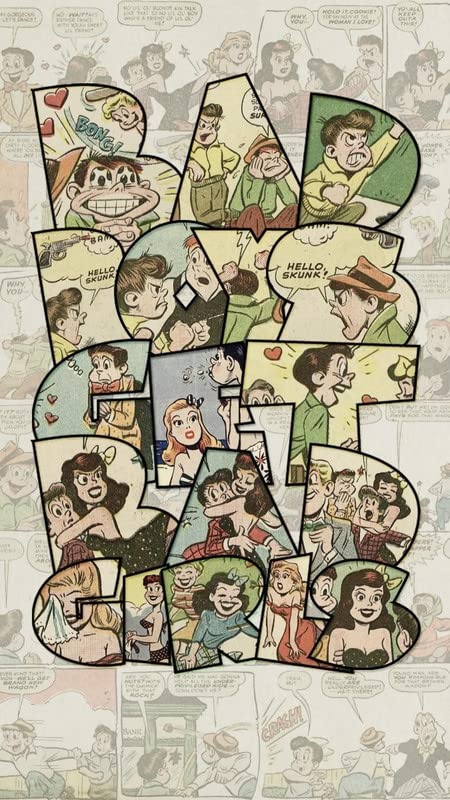 POSTERDADDY Pop Art Aesthetic Art Animated Hd Retro Art Matte Finish Wall Poster Print 12 x 18 Inch (Multicolor) PD-07531