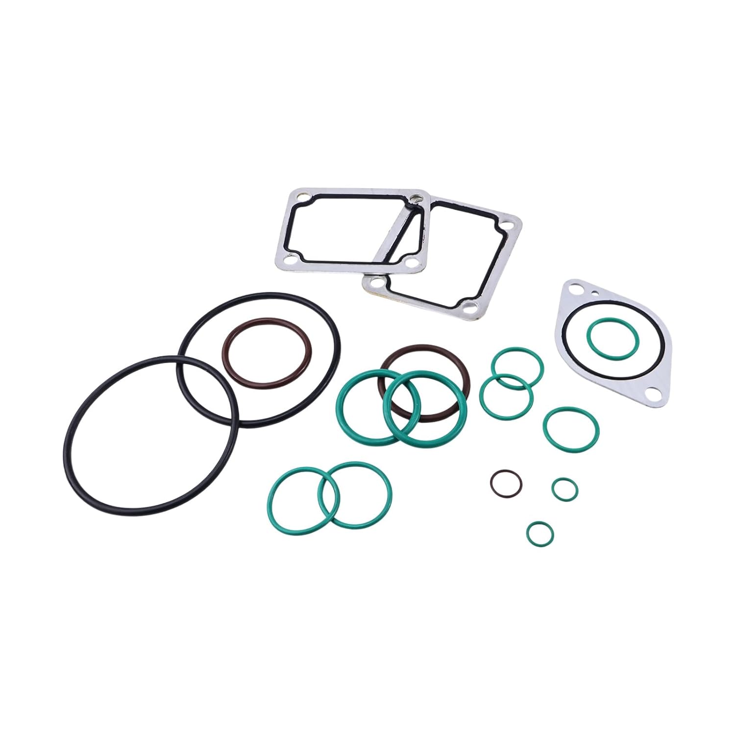 Oil Cooler O-Ring Seal Kit 189-1814 1891814 Compatible for Caterpillar C16 3406E 3406C Engine 5090B 385B Excavator
