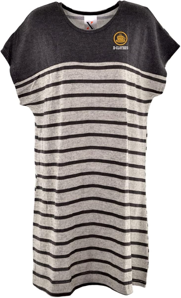 X Clothes 選べる132柄 家紋ワンピース 4 1oz 刺繍 半袖 Tシャツワンピ Tシャツワンピース ミニ丈 毎日激安特売で 営業中です チュニック ワンポイント Ori Aw Opc4 B07 S レディース