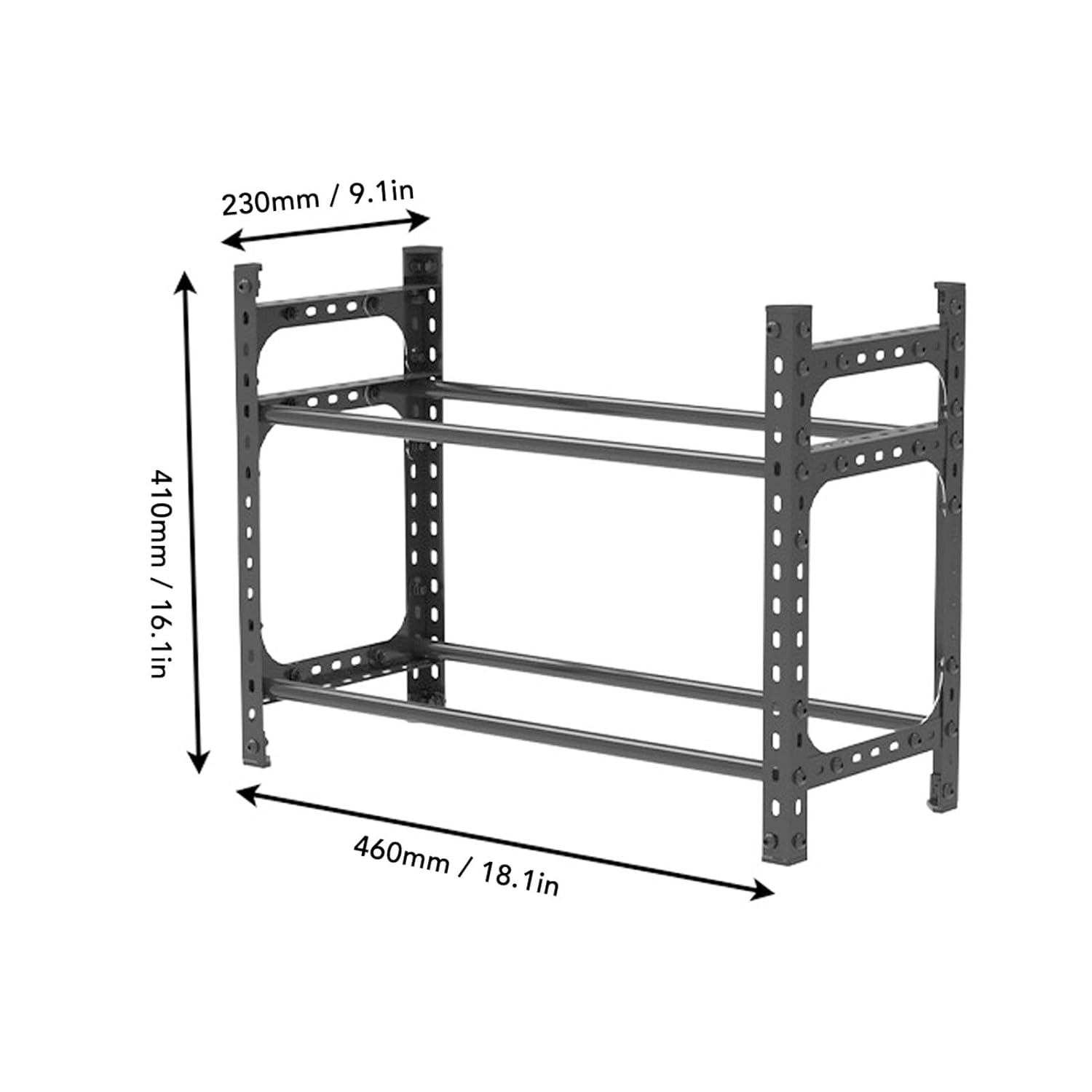 3D Printer Filament Storage Rack Heavy Duty Aluminum Alloy Wall Mount Spool Holder Organizer Shelf for 200mm Diameter Filament Spools Workshop Garage