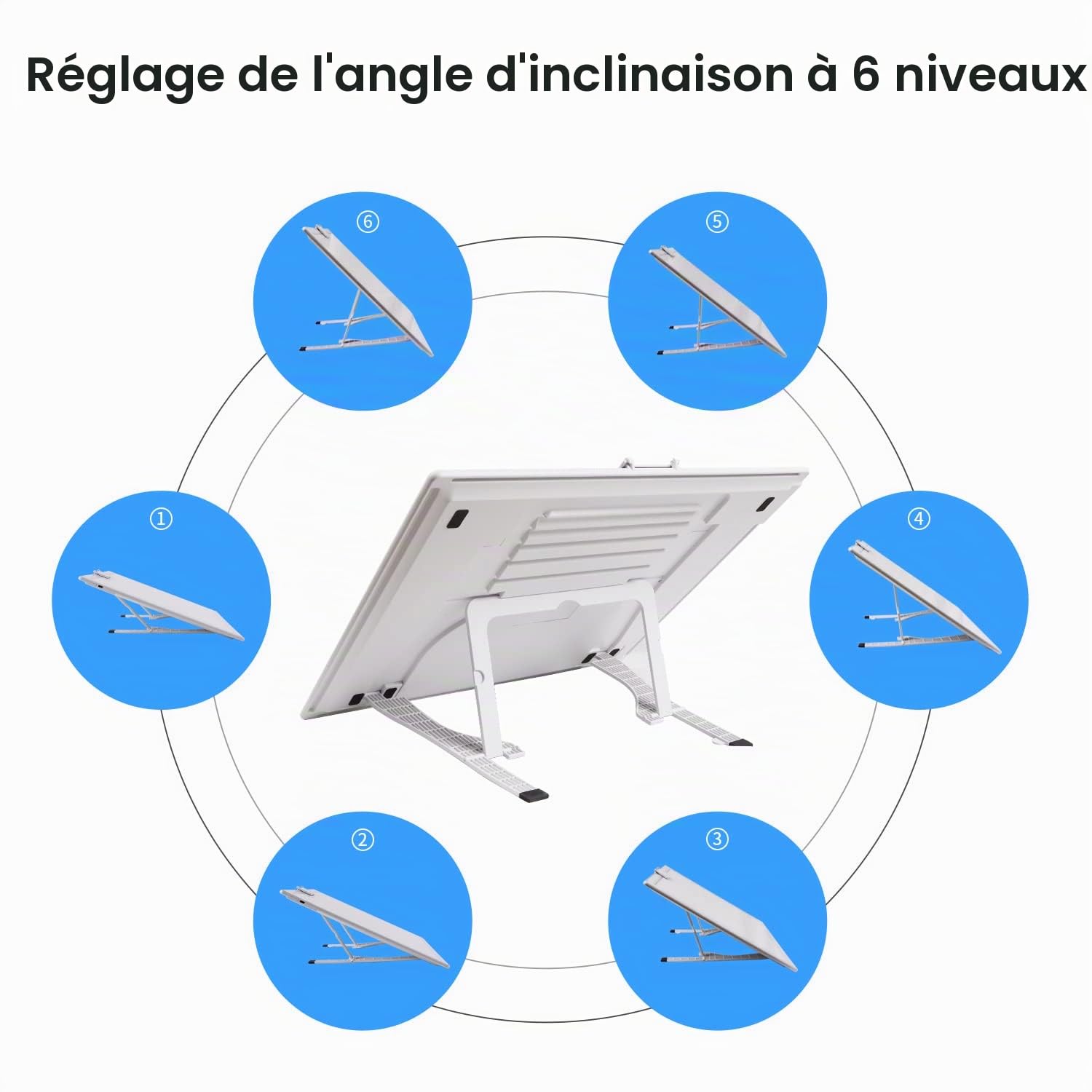 Table lumineuse A3, rechargeable à LED,3 couleurs,Intensité variable en continu et 6 niveaux de luminosité,Panneau lumineux à dessin, dessin, croquis
