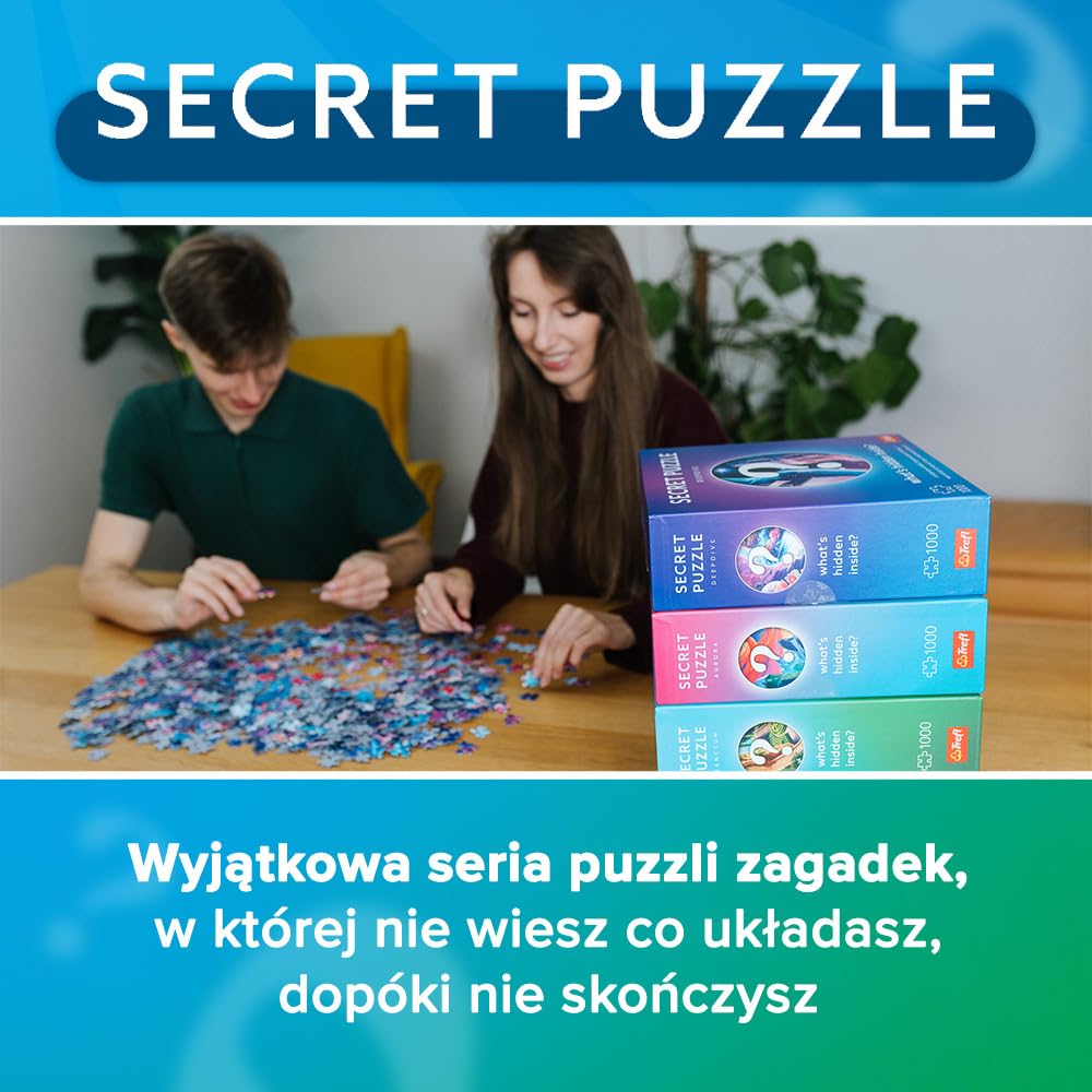 Trefl - Puzzle 1000 Elementów, Sanctum, Premium Plus, Secret Puzzle | Dla dzieci i dorosłych 14+, Puzzle Niespodzianka, wysokiej jakości, precyzyjnie dopasowane, idealny prezent