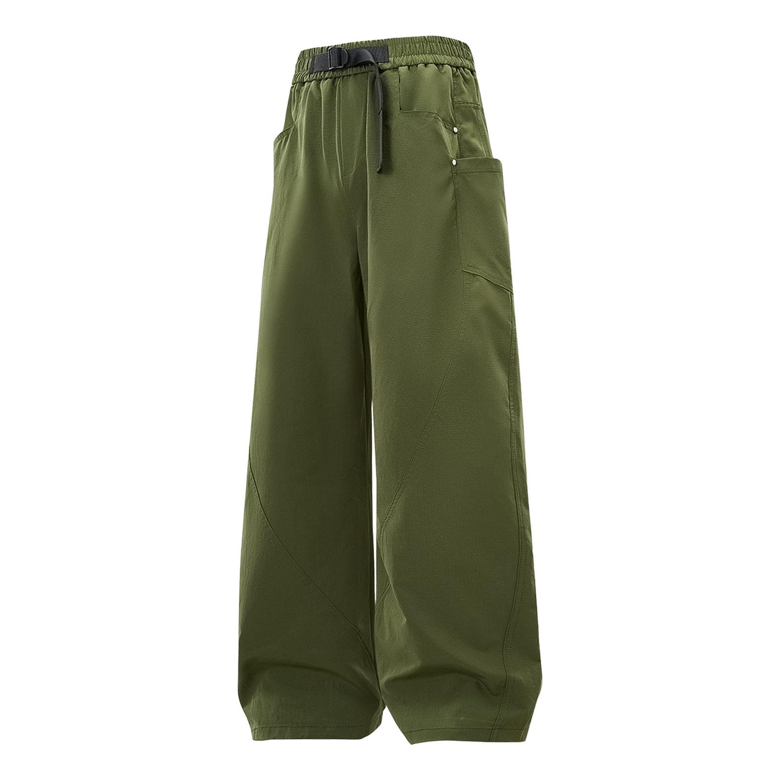 Surpantalon moto decontracte noir avec finitions de type militaire - 5