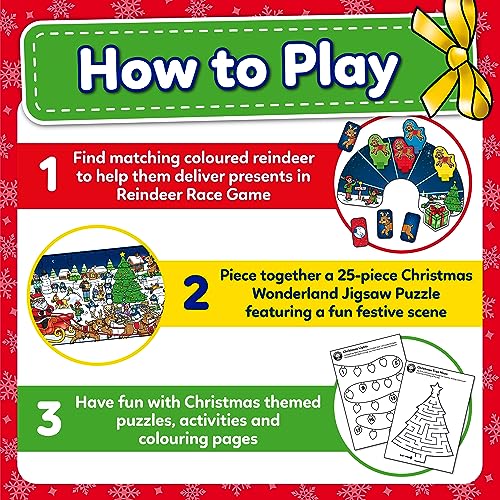 Orchard Toys Christmas Eve Box, Christmas Jigsaw and Activity Colouring Book in one Box, Ideal Advent Gift for Kids, Age 3-6 years - Image 4