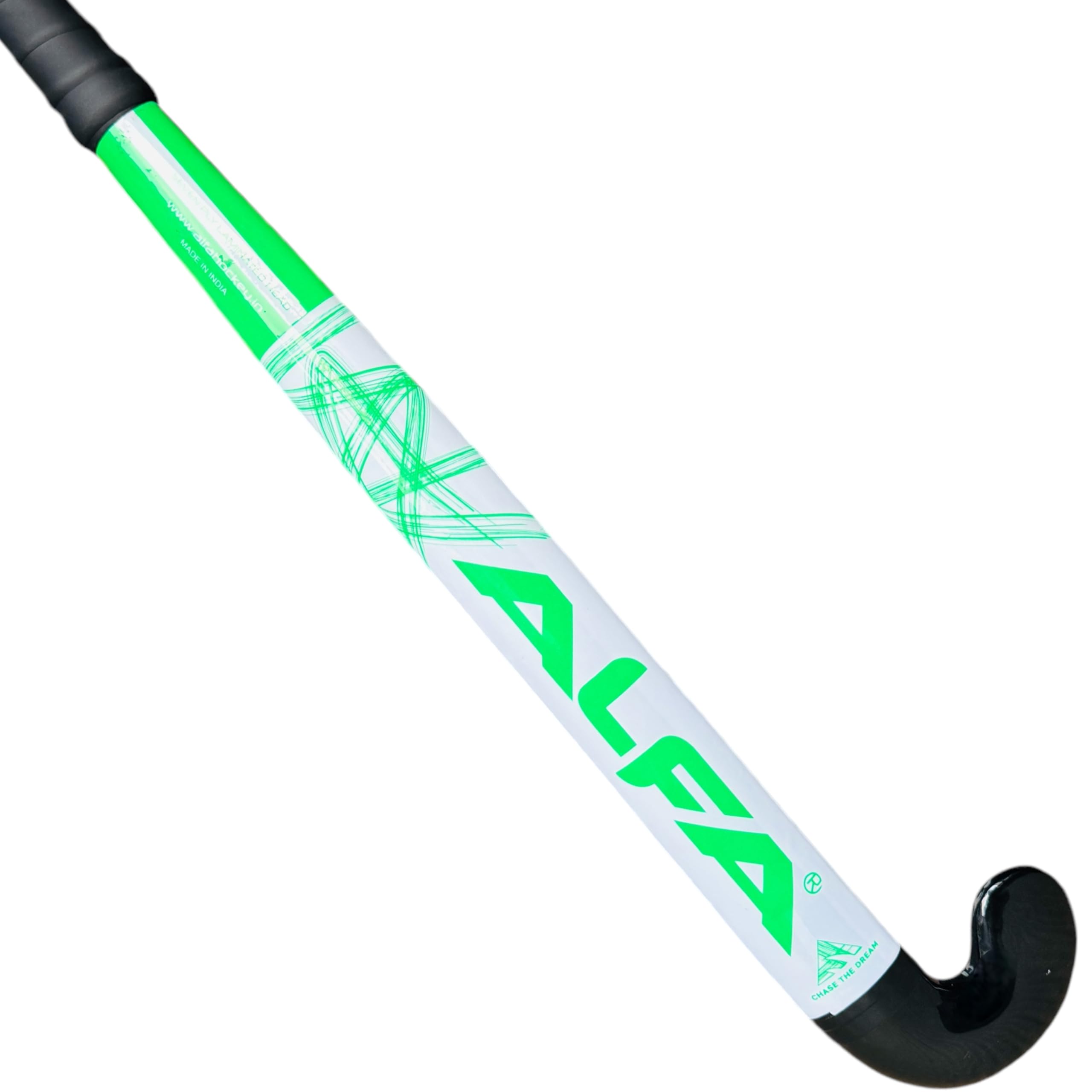 A L F A Magnum Glass Fibre Hockey Stick with Sticker Finish (37, White/Green) (B093KRPQ7W) Amazon Price History, Amazon Price Tracker