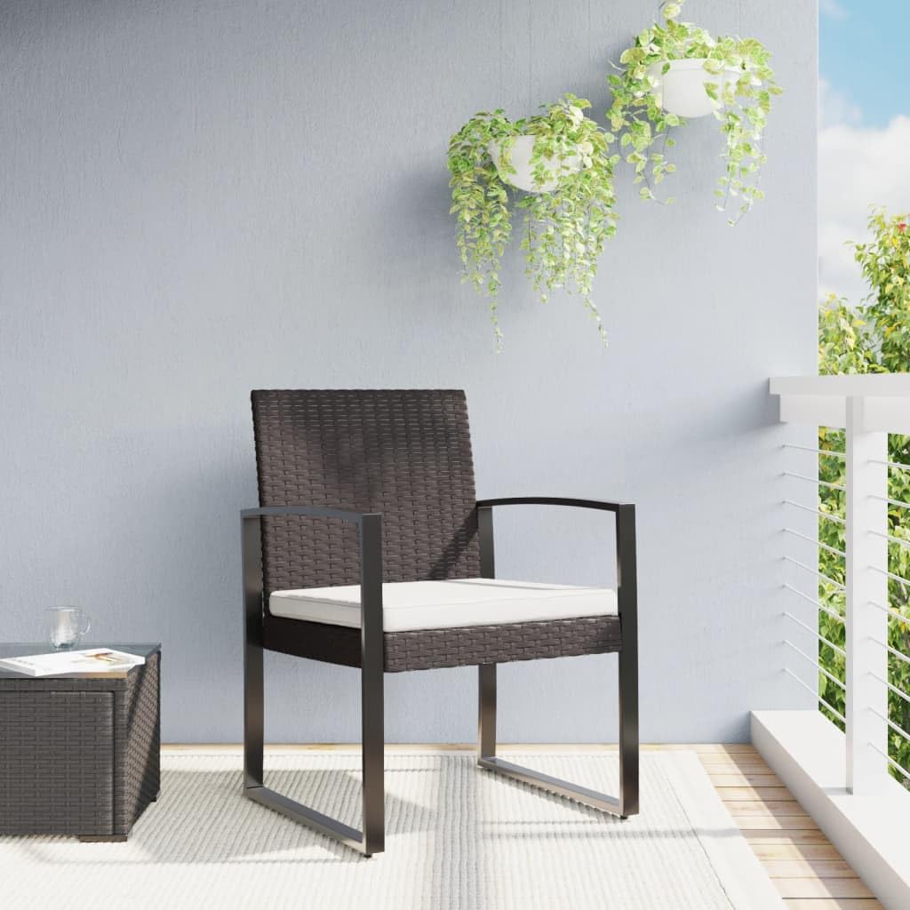 Chaise de jardin en rotin synthétique pour terrasse et balcon chic