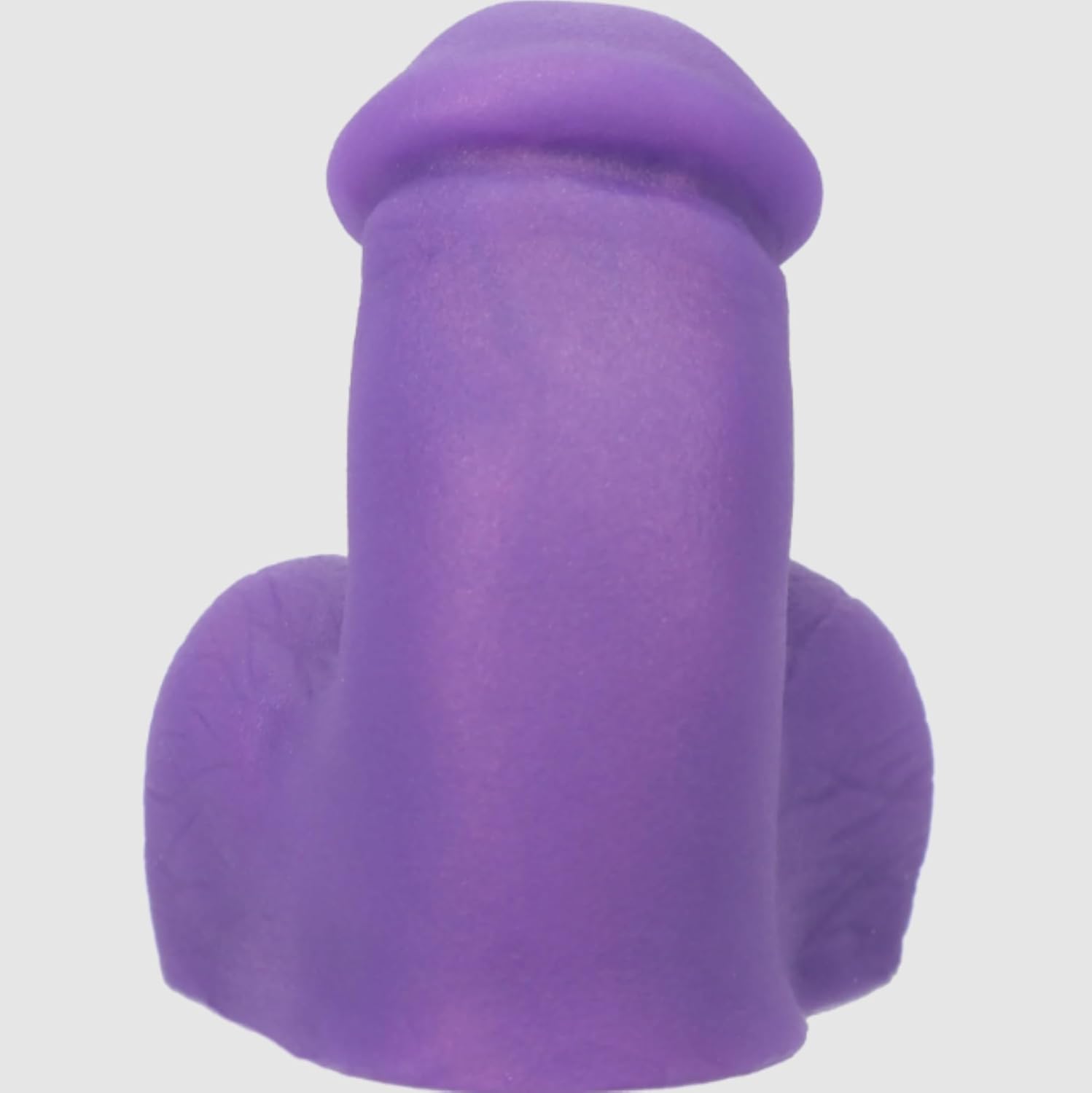 Tantus On The Go Packer - 100% Ultra-Premium Soft Silicone for Comfort and Authenticity - Realistic Bulge, Natural Feel for Trans, LGBTQ, Adult Female to Male Transgender - Amethyst (Bagged)