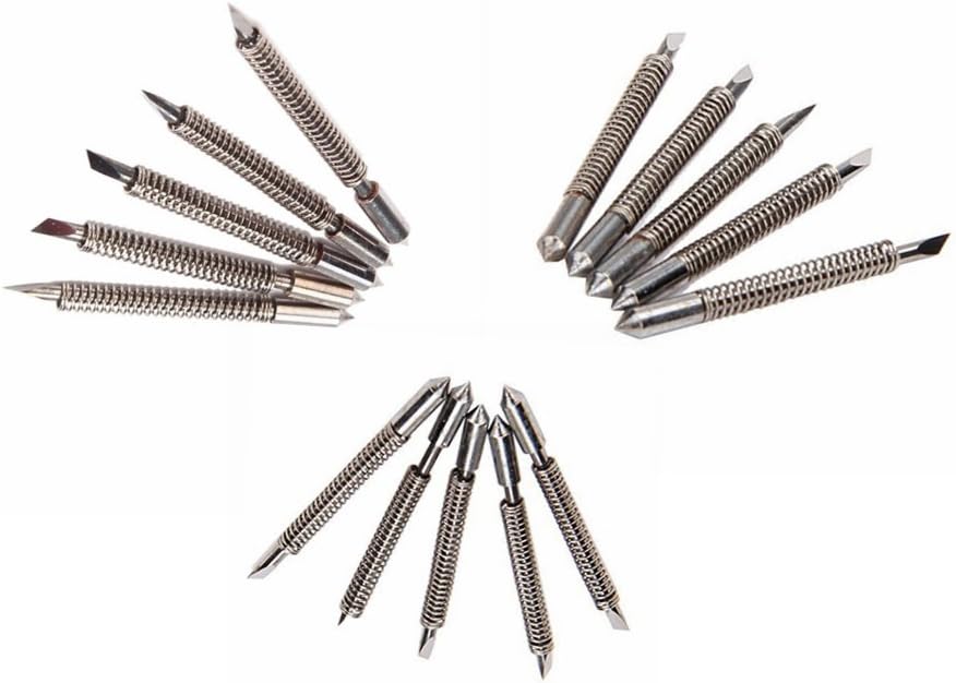 EMY Pack of 15 Blade for Cutting Plotter Vinyl Cutter Graphtec CB09 Silhouette Cameo Craft ROBO