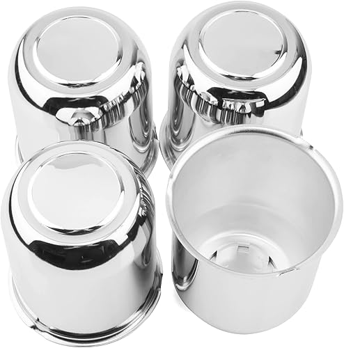 4 tapas centrales de rueda de remolque de 3.74 pulgadas para llantas de 3-34 con orificio central para camión, remolque, RV, SUV, cubiertas de cubo
