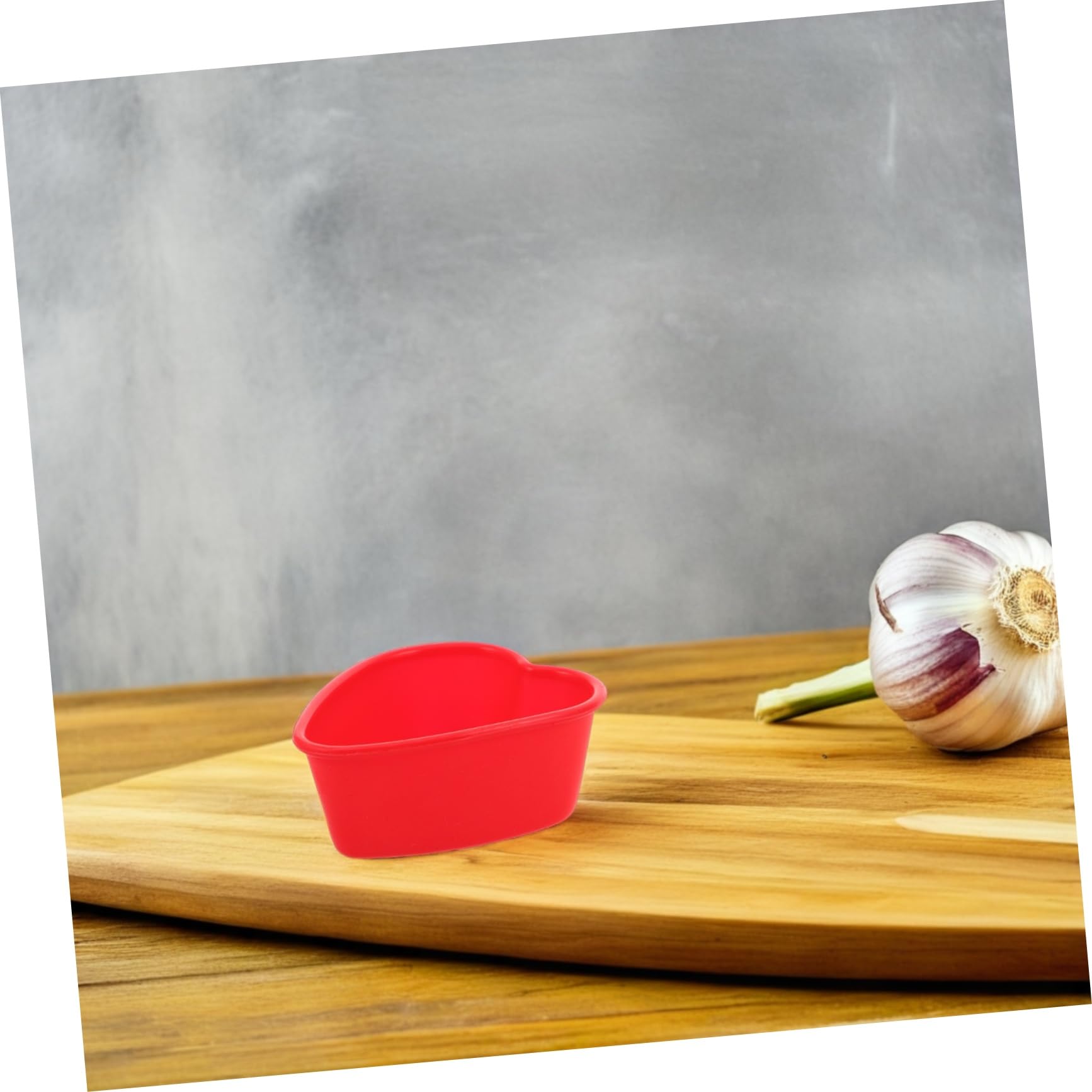 Hemobllo 50pezzi Stampo in Silicone Forma di Cuore Piccolo Teglie Antiaderenti per Cioccolatini e Dolci Multiuso per Forno e Congelatore