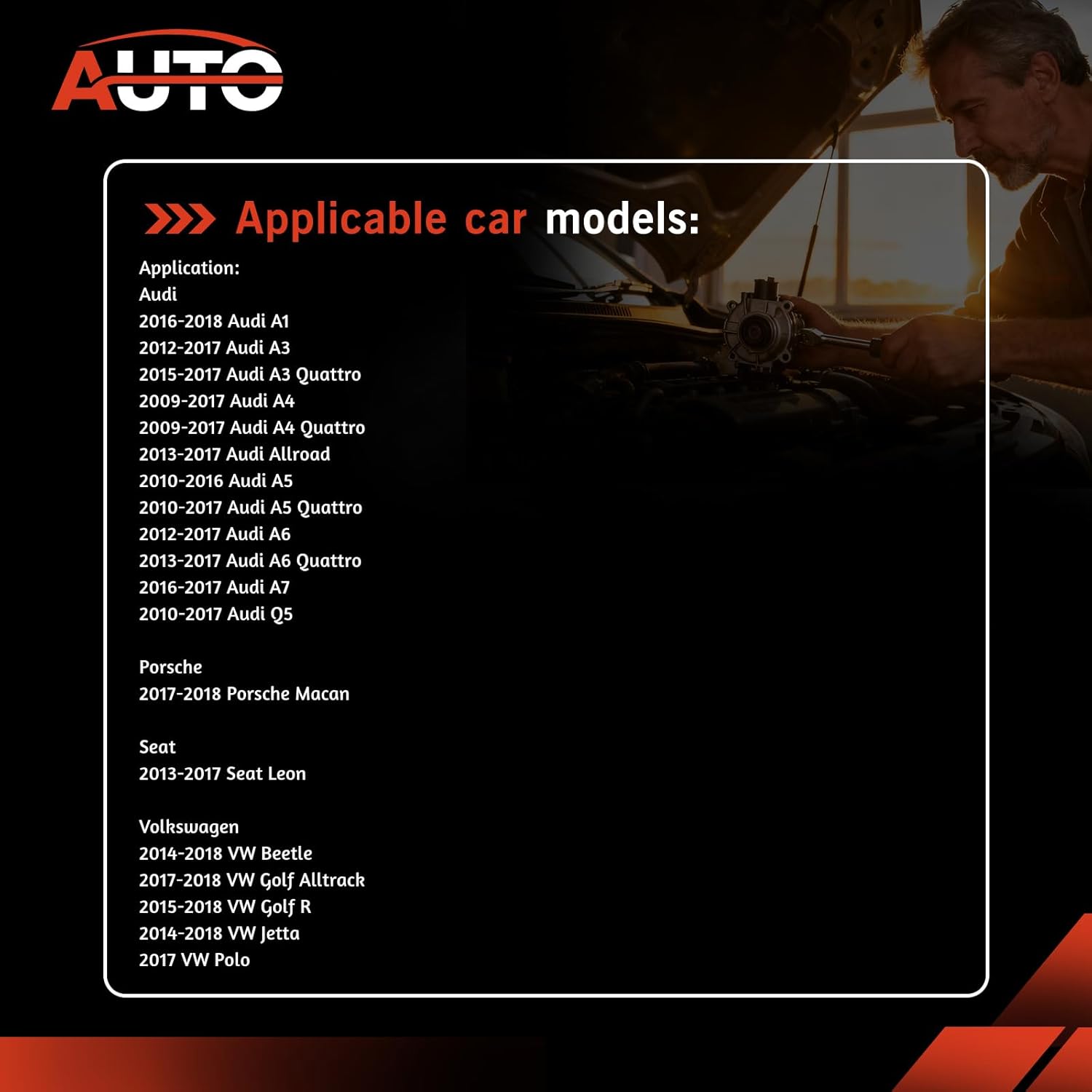 Electronic Water Pump Thermostat Housing Assembly Replacement for Golf Passat Tiguan3 06L VW