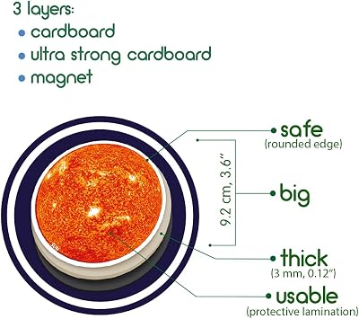Magnets for Kids - Solar System, Planets - 22 PCS - Educational Set