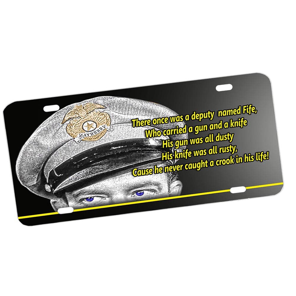 Mayberry Deputy Named Fife Barney Fife License Plate
