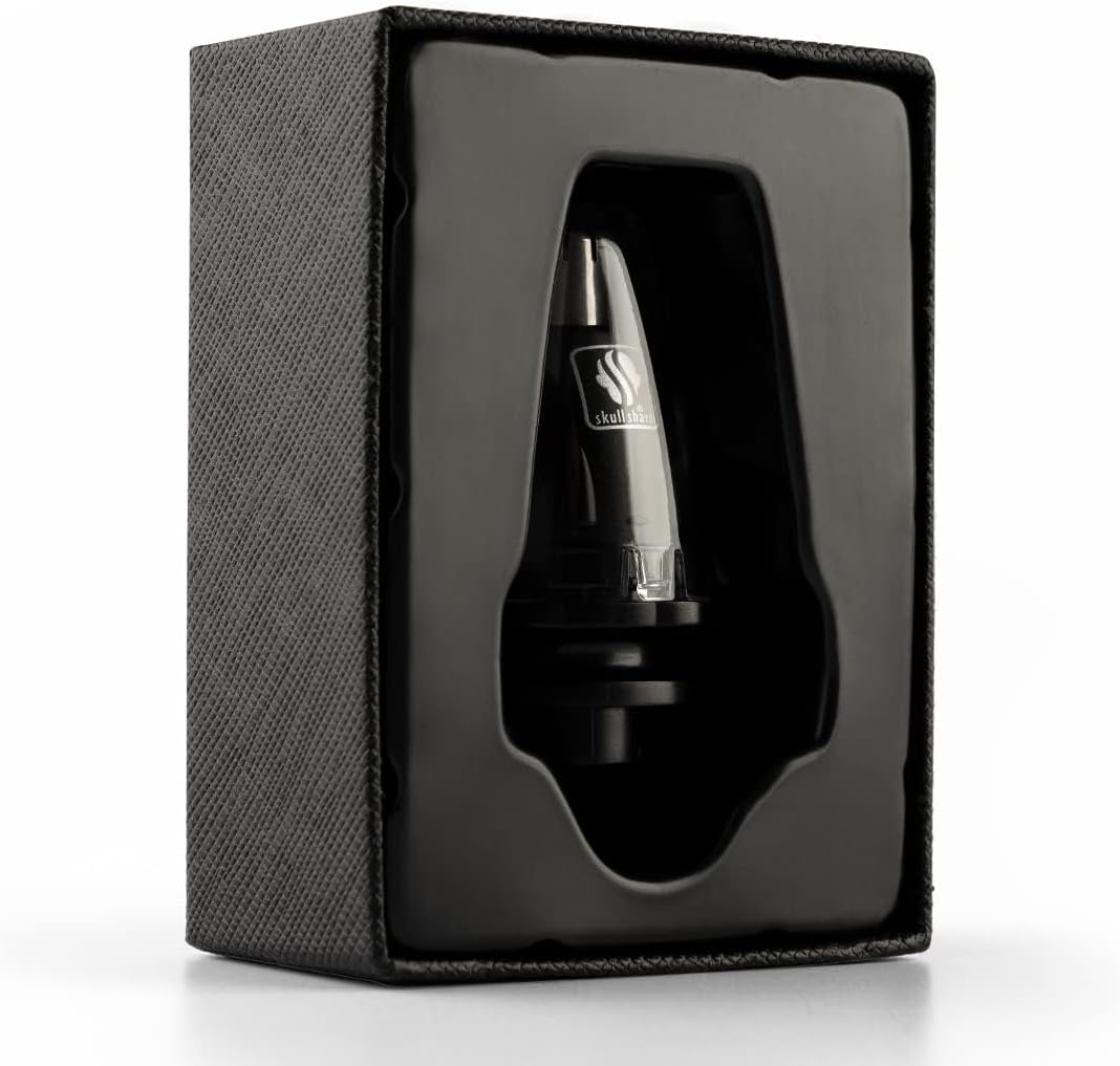 Skull Shaver Ear & Nose Trimmer Attachment - Easy Hair Removal - Stainless Steel Blades - Compatible with Pitbull, Palm & Butterfly Kiss Shavers