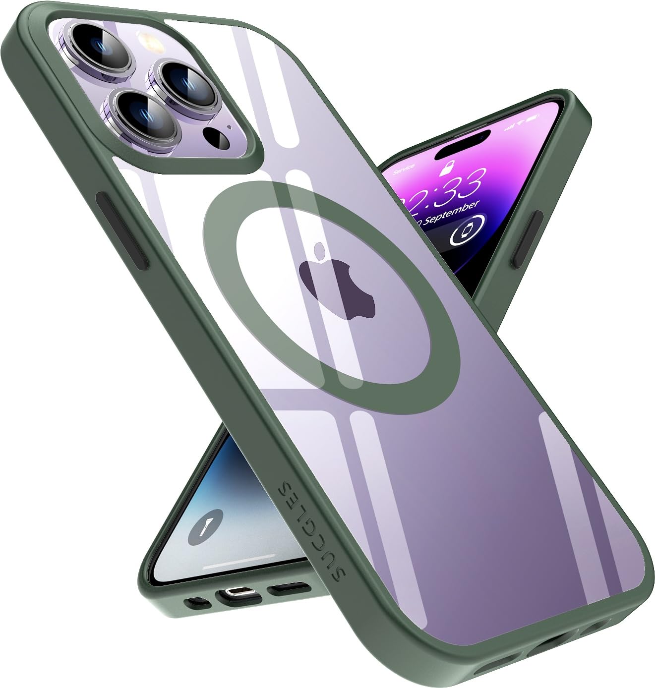 iPhone 14 Pro 256GBスペースグレー + MagSafeケース Amazon.com: SUCGLES for iPhone 14 Pro Case with MagSafe [Ultra