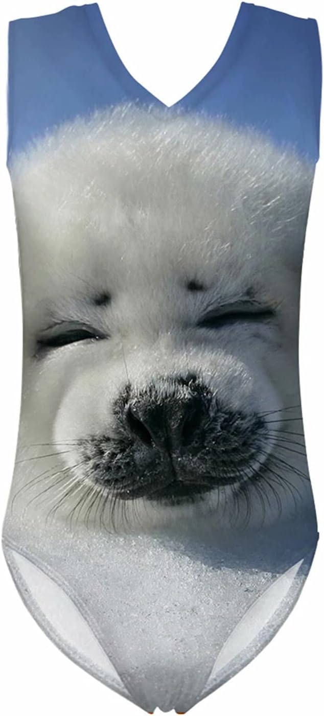 Swimwear Bathing Halter for Little Toddler Girls, Gradient Fish Scales