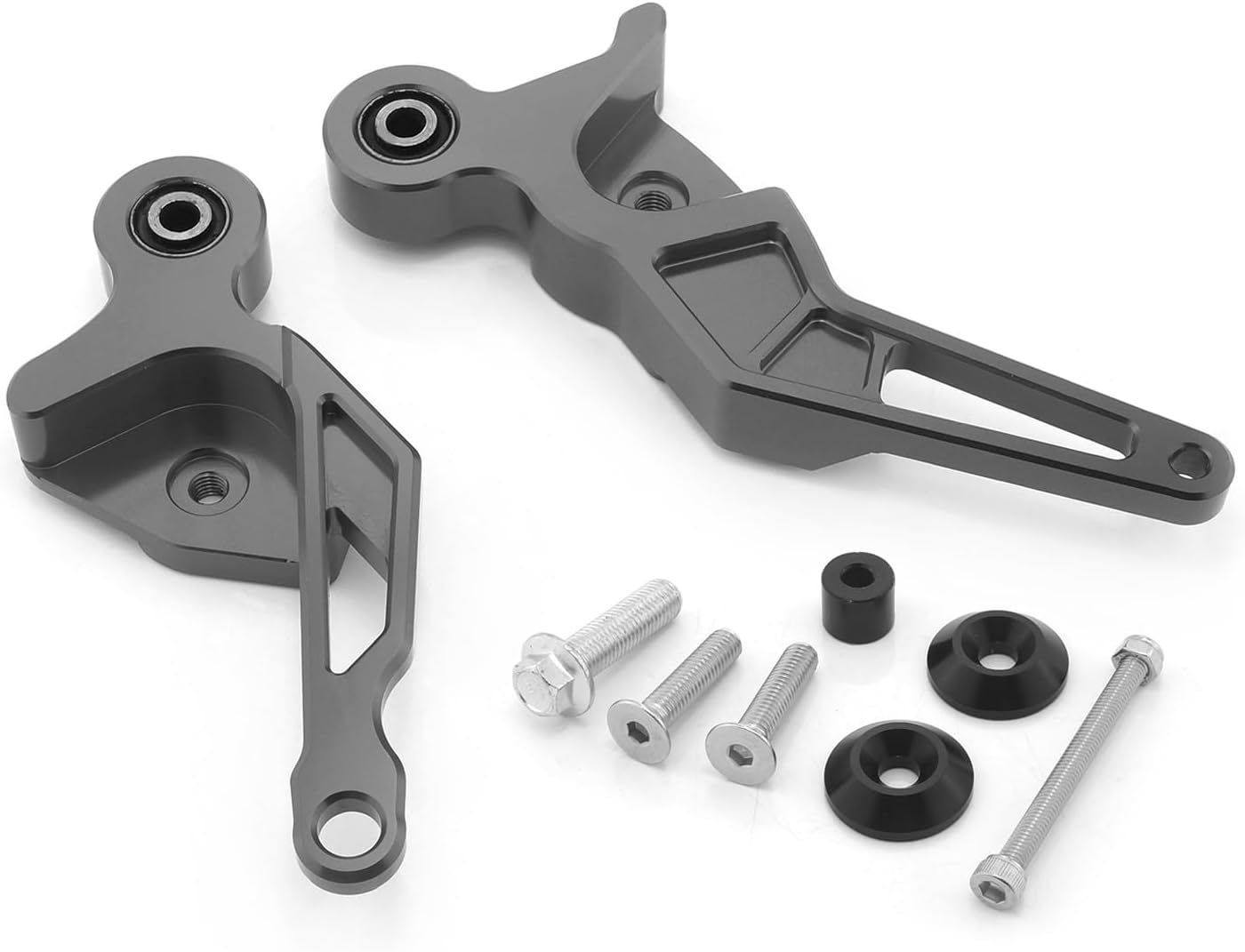 HEINMO Motorcycle Xmax Lowering Links Rear Suspension Shock Absorber Adjust Bracket For Yama' Xmax 125 250 300 400 Xmax250 Xmax300 2017-2023 2024 Absorber Extension (Gray)