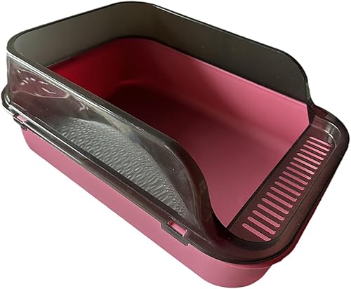 Miniatura 6 de Inodoro para gatos, bandeja de arena para mascotas, semi cerrado para gatos, inodoro antisalpicaduras para gatos, arenero para gatos, bandeja de