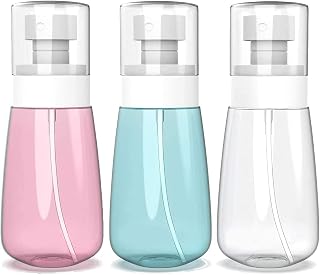 Symbah Small Plastic Spray Bottle 100ml - PETG Clear Empty Spray Bottle Travel Size - Leak Proof Mini Spray Bottles for Mist, Toners, Essential Oil & Perfume